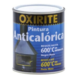 Pintura Anticalórica Negro Mate 600º Oxirite