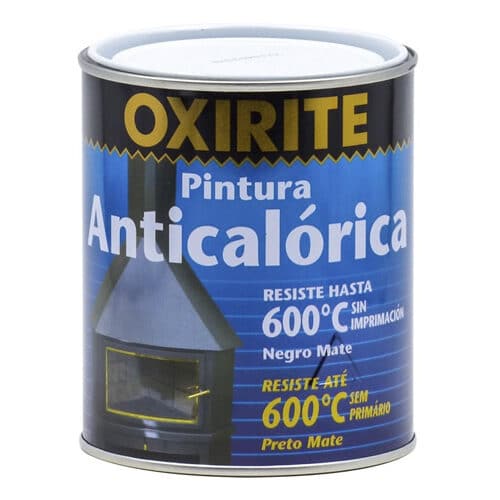 Pintura Anticalórica Negro Mate 600º Oxirite